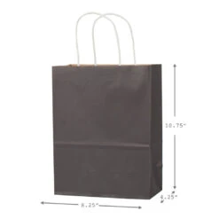 Hallmark 10.7" 12-Pack Assorted Kraft Paper Gift Bags -Hallmark online Shop 10.7 Prints and Solids 12Pack Assorted Gift Bags 5EGB6051 03