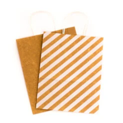 Hallmark 12.5" 12-Pack Assorted Kraft Paper Gift Bags -Hallmark online Shop 12.5 Prints and Solids 12Pack Assorted Gift Bags 5EGB6049 04
