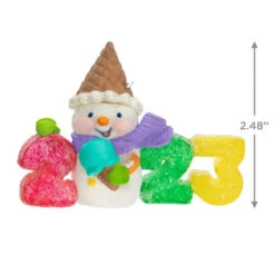 Hallmark Sweet Decade 2023 Ornament 10 Hallmark Sweet Decade 2023 Ornament -Hallmark online Shop 2023 Gumdrops and Snowman Keepsake Ornament 1599QXR8027 03