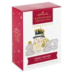 Hallmark Sweet Decade 2023 Special Edition Ornament 9 Hallmark Sweet Decade 2023 Special Edition Ornament -Hallmark online Shop 2023 With Snowman Keepsake Ornament 1999QXC5622 04