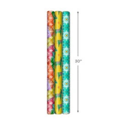 Hallmark Festive And Fun 3-Pack Multicolored Wrapping Paper, 120 Sq. Ft. 10 Hallmark Festive And Fun 3-Pack Multicolored Wrapping Paper, 120 Sq. Ft. -Hallmark online Shop 3Pack Festive and Fun Holiday Wrapping Paper 5JXW1082 03