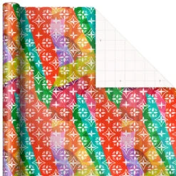 Hallmark Festive And Fun 3-Pack Multicolored Wrapping Paper, 120 Sq. Ft. 11 Hallmark Festive And Fun 3-Pack Multicolored Wrapping Paper, 120 Sq. Ft. -Hallmark online Shop 3Pack Festive and Fun Holiday Wrapping Paper 5JXW1082 04