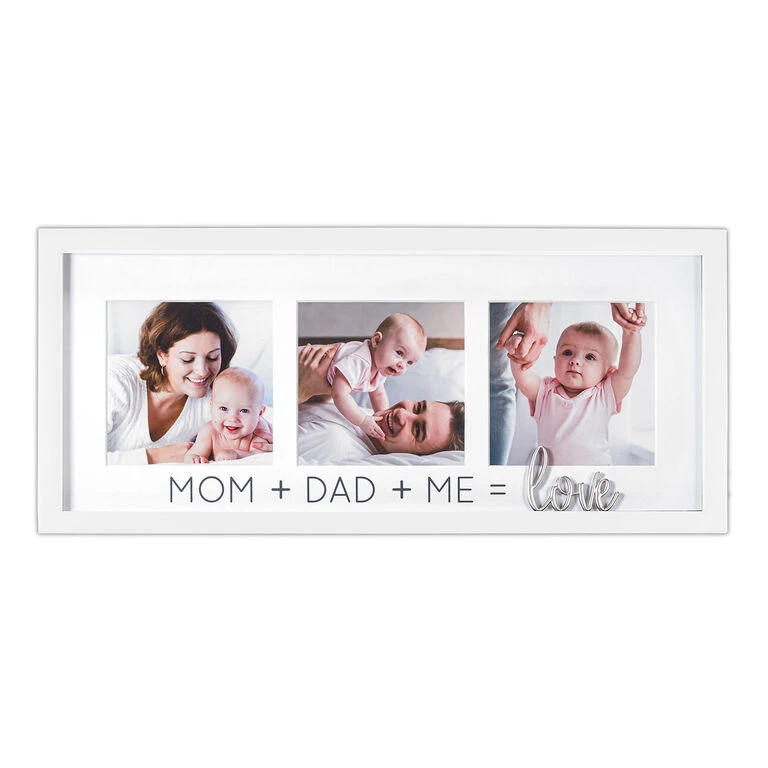 Malden 4x4 Mom, Dad And Me Wood Collage Picture Frame, 15x7 3 Malden 4x4 Mom, Dad And Me Wood Collage Picture Frame, 15x7