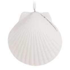 Hallmark A Heart Remembered 2023 Porcelain Ornament -Hallmark online Shop A Heart Remembered Seashell Keepsake Ornament 1799QHX3037 06
