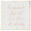 Hallmark A Nana's Heart Ceramic Tile Quote Sign, 6x6 -Hallmark online Shop A Nanas Heart Ceramic Quote Sign 1SNN1056 01
