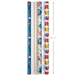 Hallmark All Occasions Wrapping Paper Rolls, 6 Pack 13 Hallmark All Occasions Wrapping Paper Rolls, 6 Pack -Hallmark online Shop All Occasions Wrapping Paper Rolls 6 Pack 5JXW1745 03