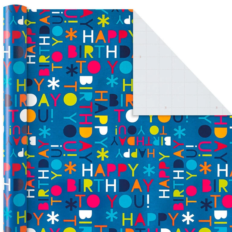 Hallmark All Occasions Wrapping Paper Rolls, 6 Pack 6 Hallmark All Occasions Wrapping Paper Rolls, 6 Pack - Image 4