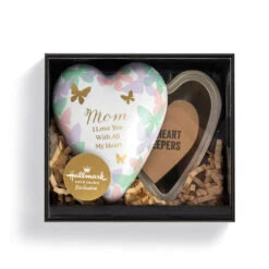 Demdaco With All My Heart Art Heart Keeper Trinket Box -Hallmark online Shop Art Heart Resin and Metal Trinket Dish 1003480437 03