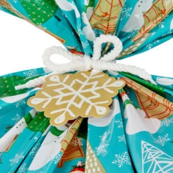 Hallmark Snowmen On Blue And Snowflakes On Red 2-Pack Giant Plastic Christmas Gift Bags -Hallmark online Shop Assorted Giant Plastic Christmas Gift Bags 5XGB1452 04