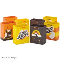 Hallmark 6.5" Assorted 8-Pack Happy Halloween Small Gift Bags -Hallmark online Shop Assorted Happy Halloween Small Gift Bags 5HGB1879 07