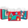 Hallmark 13" And 15.5" Assorted Kids 3-Pack Christmas Gift Bags With Tissue Paper 2 Hallmark 13" And 15.5" Assorted Kids 3-Pack Christmas Gift Bags With Tissue Paper -Hallmark online Shop Assorted L and XL Kids Christmas Gift Bags 5XGB4896 01