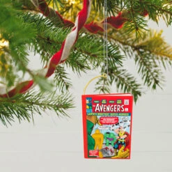 Hallmark Marvel Comics The Avengers 60th Anniversary Ornament -Hallmark online Shop Avengers Comic Book Keepsake Ornament 2099QXI7469 02