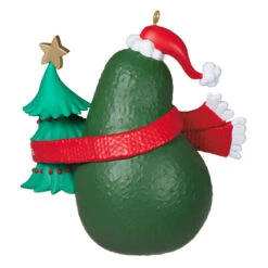 Hallmark Guacin' Around The Christmas Tree Ornament With Sound -Hallmark online Shop Avocado and Christmas Tree Keepsake Ornament 2199QGO2839 06
