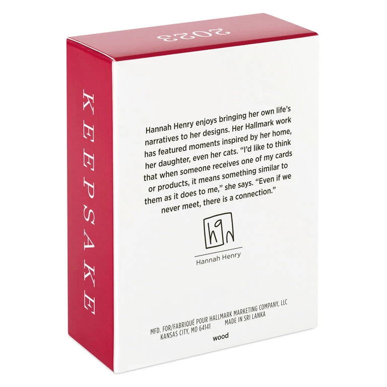 Hallmark Baby Girl's First Christmas Bear 2023 Ornament 7 Hallmark Baby Girl's First Christmas Bear 2023 Ornament - Image 5