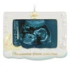 Hallmark Sweetest Dream Come True 2023 Porcelain Photo Frame Ornament -Hallmark online Shop Baby Sonogram Picture Frame Keepsake Ornament 1999QHX3117 01