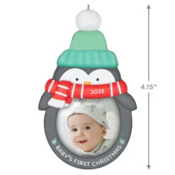 Hallmark Baby's 1st Christmas 2023 Photo Frame Ornament -Hallmark online Shop Babys 1st Christmas Penquin Frame Keepsake Ornament 1699QGO2719 03