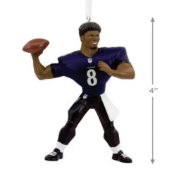 NFL Baltimore Ravens Lamar Jackson Hallmark Ornament -Hallmark online Shop Baltimore Ravens Lamar Jackson Christmas Ornament 1OSL2097 03
