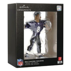 NFL Baltimore Ravens Lamar Jackson Hallmark Ornament -Hallmark online Shop Baltimore Ravens Lamar Jackson Christmas Ornament 1OSL2097 04