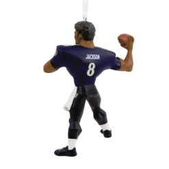 NFL Baltimore Ravens Lamar Jackson Hallmark Ornament -Hallmark online Shop Baltimore Ravens Lamar Jackson Christmas Ornament 1OSL2097 05