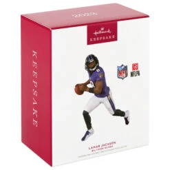 Hallmark NFL Baltimore Ravens Lamar Jackson Ornament -Hallmark online Shop Baltimore Ravens Lamar Jackson Keepsake Ornament 2299QXI7167 04
