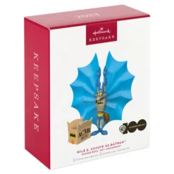 Hallmark Looney Tunes™ Wile E. Coyote™ As Batman™ Ornaments, Set Of 2 -Hallmark online Shop Batman Wile E. Coyote Keepsake Ornament 1899QXI6049 04