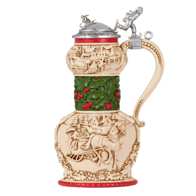 Hallmark Beer Stein 2023 Ornament 3 Hallmark Beer Stein 2023 Ornament