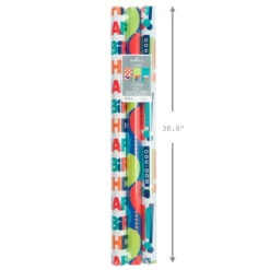 Hallmark Birthday Celebration 3-Pack Reversible Wrapping Paper -Hallmark online Shop Birthday Celebration 3Pack Reversible Wrapping Paper 5EWR2946 03