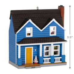 Hallmark Nostalgic Houses And Shops Special Edition 2023 Ornament -Hallmark online Shop Blue Clapboard House Keepsake Ornament 2599QXE3309 03
