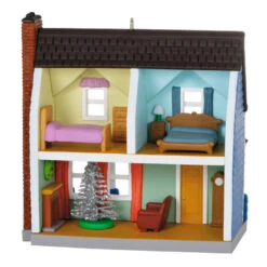 Hallmark Nostalgic Houses And Shops Special Edition 2023 Ornament -Hallmark online Shop Blue Clapboard House Keepsake Ornament 2599QXE3309 06
