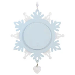 Hallmark Our First Christmas Together Snowflake 2023 Photo Frame Ornament 13 Hallmark Our First Christmas Together Snowflake 2023 Photo Frame Ornament -Hallmark online Shop BlueWhite Snowflake Picture Frame Keepsake Ornament 1699QGO2879 06