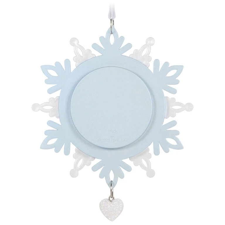 Hallmark Our First Christmas Together Snowflake 2023 Photo Frame Ornament 8 Hallmark Our First Christmas Together Snowflake 2023 Photo Frame Ornament - Image 6