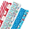 Hallmark Bright Joy 3-Pack Kids Reversible Christmas Wrapping Paper Assortment, 120 Sq. Ft. -Hallmark online Shop Bright Assorted Kids Reversible Christmas Gift Wrap 5JXW1030 01