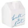 Hallmark Built To Last Ceramic House Figurine, 4" -Hallmark online Shop Built to Last Ceramic House Sculpture 1ERL1182 01