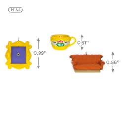 Hallmark Mini Friends Coffee Cup, Frame And Couch Ornaments, Set Of 3 11 Hallmark Mini Friends Coffee Cup, Frame And Couch Ornaments, Set Of 3 -Hallmark online Shop Central Perk Mug Couch Frame Keepsake Ornaments 2199QXM9257 03