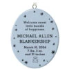 Hallmark Ceramic Personalized Ornament—Vertical Oval -Hallmark online Shop Ceramic Personalized OrnamentVertical Oval 1999QHE1739B2 01
