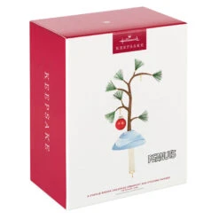 Hallmark The Peanuts® Gang A Charlie Brown Christmas Ornament And Stocking Hanger -Hallmark online Shop Charlie Brown Tree Keepsake OrnamentStocking Hanger 1QSB6299 04