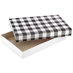 Hallmark Checks And Plaids 12-Pack Designed Shirt Boxes -Hallmark online Shop Checks and Plaids 12Pack Designed Shirt Boxes 5XBC1124 04