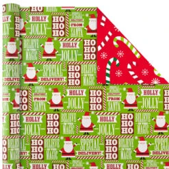 Hallmark Christmas Cheer 4-Pack Reversible Wrapping Paper Assortment, 150 Sq. Ft. 12 Hallmark Christmas Cheer 4-Pack Reversible Wrapping Paper Assortment, 150 Sq. Ft. -Hallmark online Shop Christmas Cheer Assortment Reversible Wrapping Paper 5JXW1736 04