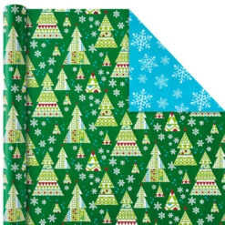 Hallmark Christmas Cheer 4-Pack Reversible Wrapping Paper Assortment, 150 Sq. Ft. 13 Hallmark Christmas Cheer 4-Pack Reversible Wrapping Paper Assortment, 150 Sq. Ft. -Hallmark online Shop Christmas Cheer Assortment Reversible Wrapping Paper 5JXW1736 05