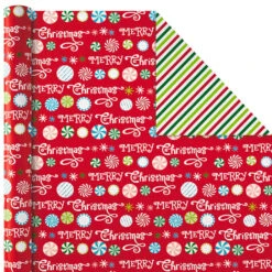 Hallmark Christmas Cheer 4-Pack Reversible Wrapping Paper Assortment, 150 Sq. Ft. 14 Hallmark Christmas Cheer 4-Pack Reversible Wrapping Paper Assortment, 150 Sq. Ft. -Hallmark online Shop Christmas Cheer Assortment Reversible Wrapping Paper 5JXW1736 06