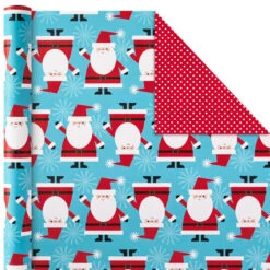 Hallmark Christmas Cheer 4-Pack Reversible Wrapping Paper Assortment, 150 Sq. Ft. 15 Hallmark Christmas Cheer 4-Pack Reversible Wrapping Paper Assortment, 150 Sq. Ft. -Hallmark online Shop Christmas Cheer Assortment Reversible Wrapping Paper 5JXW1736 07