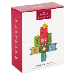 Hallmark Travel All The Way 2023 Ornament -Hallmark online Shop Christmas Tree of Luggage Keepsake Ornament 1899QGO2907 04