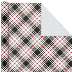 Hallmark Classic Plaids 4-Pack Wrapping Paper Assortment, 120 Sq. Ft. 13 Hallmark Classic Plaids 4-Pack Wrapping Paper Assortment, 120 Sq. Ft. -Hallmark online Shop Classic Plaids Christmas Wrapping Paper Assortment 5JXW1040 04