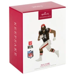 Hallmark NFL Cleveland Browns Nick Chubb Ornament -Hallmark online Shop Cleveland Browns Nick Chubb Keepsake Ornament 2299QXI7159 04
