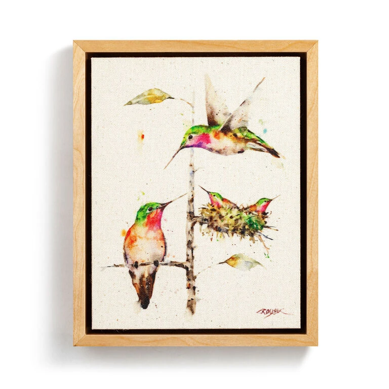 Demdaco Hummingbird Family Wall Art, 8x10 3 Demdaco Hummingbird Family Wall Art, 8x10