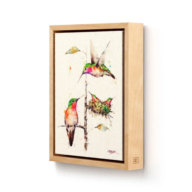 Demdaco Hummingbird Family Wall Art, 8x10 4 Demdaco Hummingbird Family Wall Art, 8x10 - Image 2