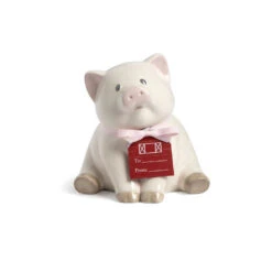 Demdaco Cream Piggy Bank, 6" -Hallmark online Shop Demdaco Cream Piggy Bank for Baby 5004820073 03