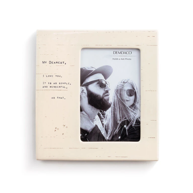 Demdaco Dear You My Dearest Picture Frame, 4x6 3 Demdaco Dear You My Dearest Picture Frame, 4x6