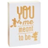 Hallmark Disney Mickey And Minnie Meant To Be Quote Sign 1 Hallmark Disney Mickey And Minnie Meant To Be Quote Sign -Hallmark online Shop Disney Mickey and Minnie Meant to Be Sentiment 1DYG2049 01