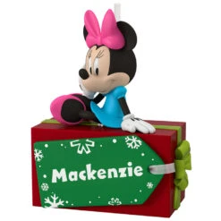 Hallmark Disney Minnie Mouse Christmas Present Personalized Ornament